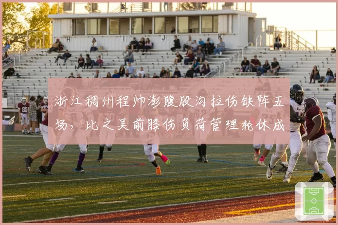 浙江稠州程帅澎腹股沟拉伤缺阵五场，比之吴前膝伤负荷管理轮休成常态，后场双枪火力稳与险博弈
